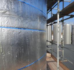 Crimped Mineral Wool Tank Insulation