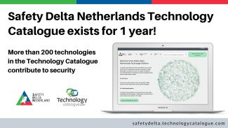 Safety Delta Netherlands Technology Catalogue exists for 1 year!