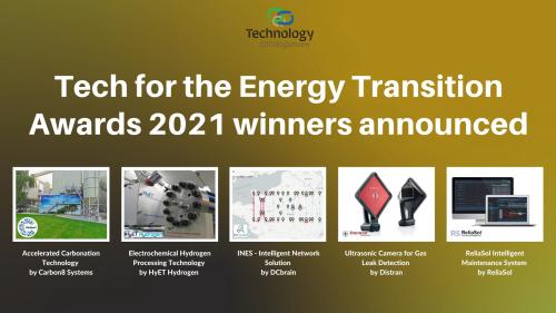 Winners for the Tech for the Energy Transition Awards 2021